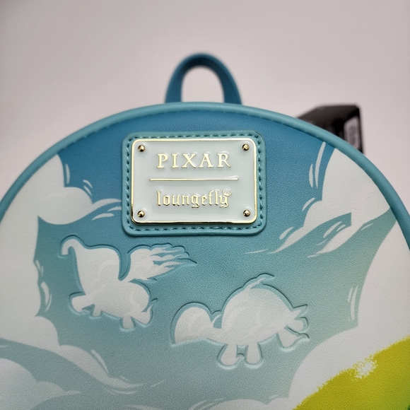 Disney UP Carl & Ellie in Love Cloud Watching Loungefly Mini Backpack & Wallet main image 11